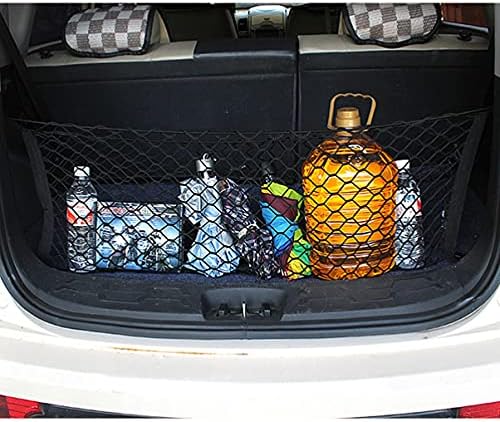 Wakauto 1PC Mrežna vrećica za automobilska mreža Protiv kapljica, sigurni i elastični organizator torbe za duffel torbu
