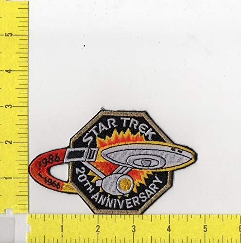 Starship Enterprise 20. obljetnica 1966-1986. Logo Iron na Flathu SM