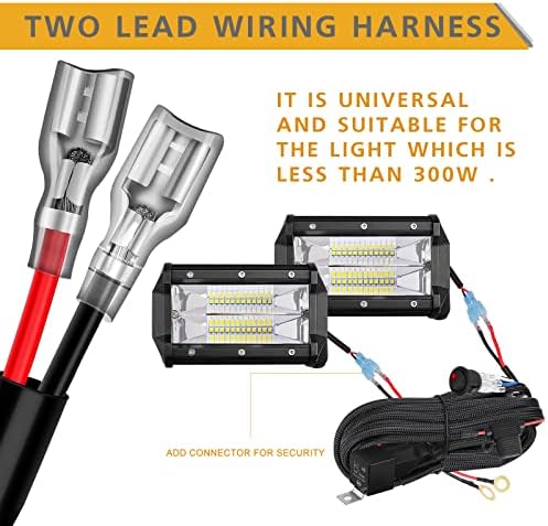 Kabelski svežanj 2 žice, komplet kabelskog svežnja za radno svjetlo, komplet za svjetlo za maglu, 40, relej osigurača, preklopni prekidač,