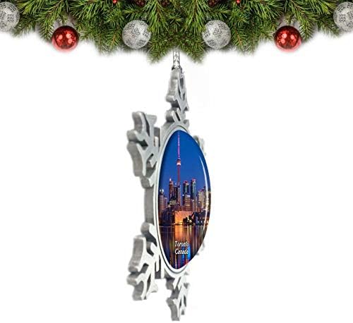 UMSUFA Canada Cn Tower Toronto božićni ukras ukras drveća Kristalni metalni suvenir poklon