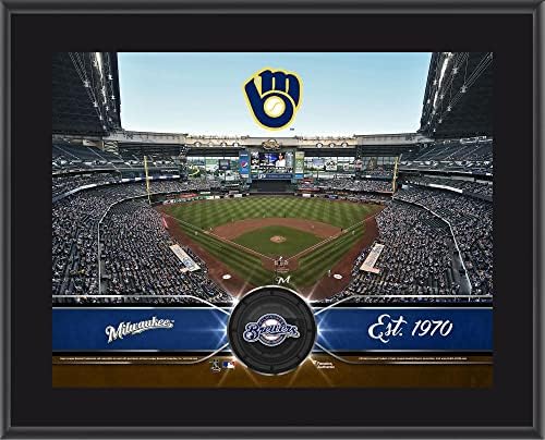Milwaukee Brewers 10 x 13 sublimirani timski plak stadiona - MLB timski plakovi i kolaže