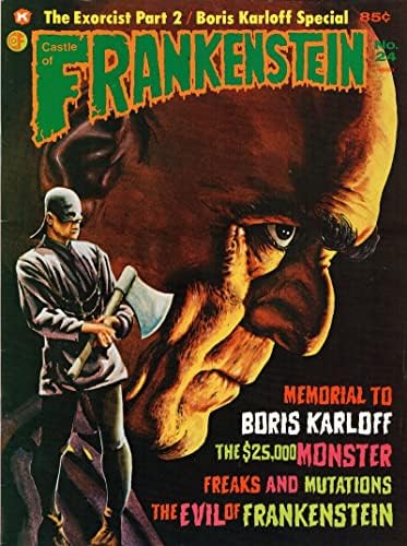 1962. Vintage dvorac Frankenstein 24 Magazin - Boris Karloff na naslovnici SM