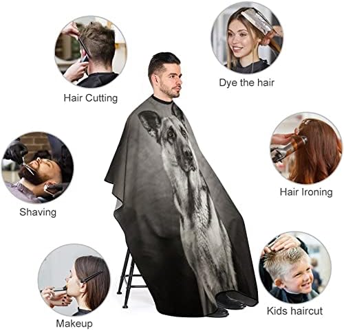 Crno -bijeli njemački ovčar brijač rta Profesionalna kosa za kosu za kosu, a frizerski salon rta salon rta za muškarce žene