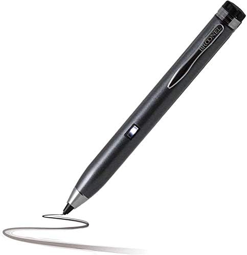 Broonel Silver Fine Point Digital Active Stylus olovka - Kompatibilno s Lenovo tabletom TB -8505X A22 Tab Qc 8 Tablet