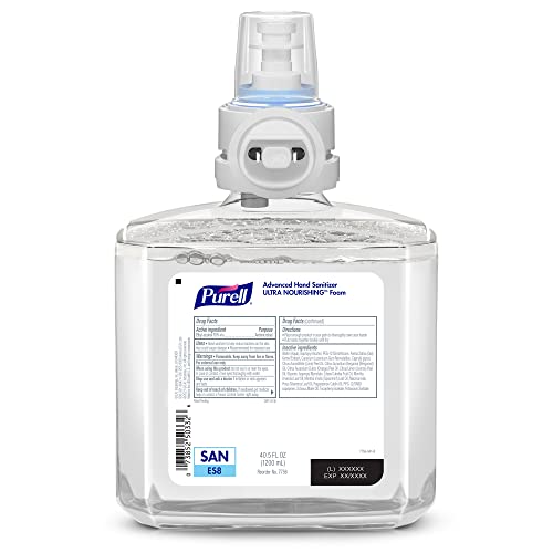 Purell Advanced Hand Howtizer Ultra Hranjiva pjena, 1200 ml pjene za sredstvo za čišćenje pjene za punjenje purell es8 dozatora bez
