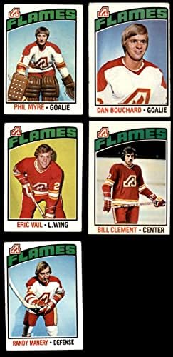1976-77 Topps Calgary Flames u blizini Team Set Atlanta Flames vg Flames