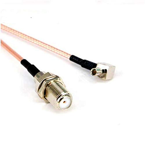 Lysee komunikacijske antene - 100pcs RF adapter RF priključak F do TS9 kabel F žensko u TS9 pravi kut RG316 pigtail 15cm kabel za pojačivanje