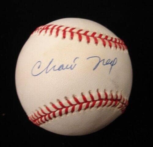 Charlie Neal Dodgers Mets potpisao je službeni NL bejzbol PSA DNA - Autografirani bejzbols