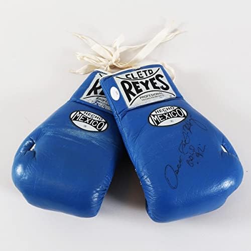 Početkom 90-ih Oscar De La Jolla nosio je boksačke rukavice s autogramom - boksačke rukavice s autogramom