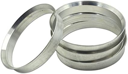 Goldensunny 54,1 do 56,1 središnji prstenovi središta, srebrni aluminijski hubcentrični prstenovi kompatibilni s Mazdom Miata Toyota