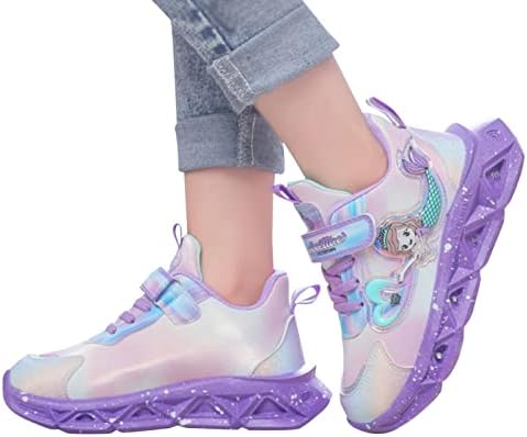 Dječje sportske cipele sa svjetlima prozračna princeza lagana ležerna osvjetljenje Djeca up veličine 4 TODDLER GIRL CHAES