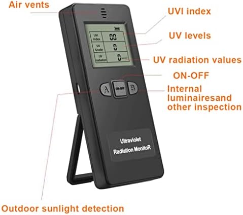 Tuimiyisou Ultraljubičasto UV detektor zračenja prijenosni jednostavni rad KF-90 metra s digitalnim zaslonom ultraljubičastog mjerača