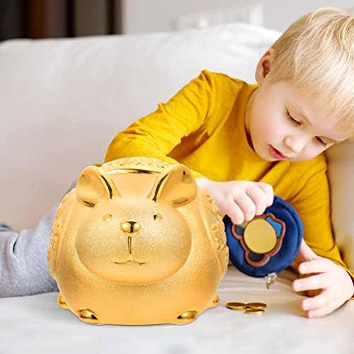 Kabilock Keepsake Box Keepsake Box Lijepa zeko novčić Banka: Rabbit Bank igračka kovanica Ukrasna štedna banka Money Bank Creative