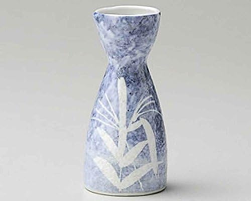 Awnuki Ashi Blue 2.4inch Sake Carafe White porculan napravljen u Japanu