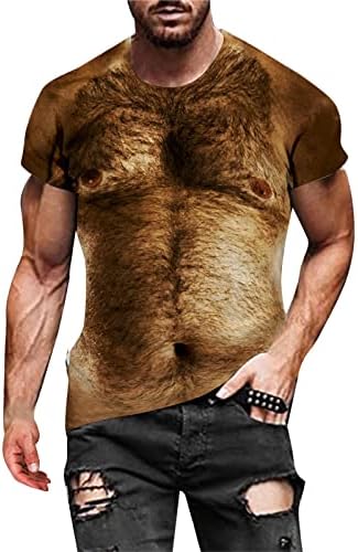 Muška majica za tisak mišića unisex odmor majica Rude Stag Party Fancy haljina 3d ofenzivne sise tiskane majice vrh m-2xl