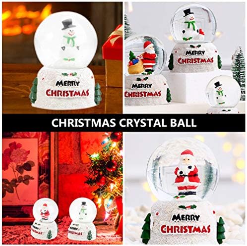 Valiclud Slučajna boja Božićni Djed Mraz snježni globus Vodena kugla Božićni snježni globusi za djecu Pokloni x -mas Desktop Dekoracija