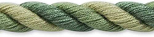Conso 3/8 Twisted Cord Green Multi |