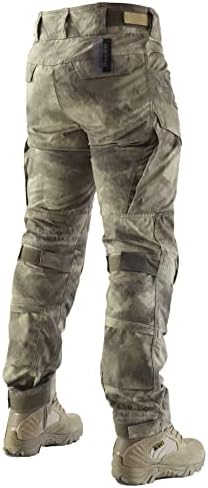 Zapt borbene hlače muške airsoft paintball taktičke hlače s jastučićima koljena lov na kamuflažne vojne hlače