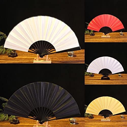 Višenamjenski svileni kineski sklopivi ventilator vintage ručni ventilator drveni bambusov bambus zanatski obrt za craft zanatstvo