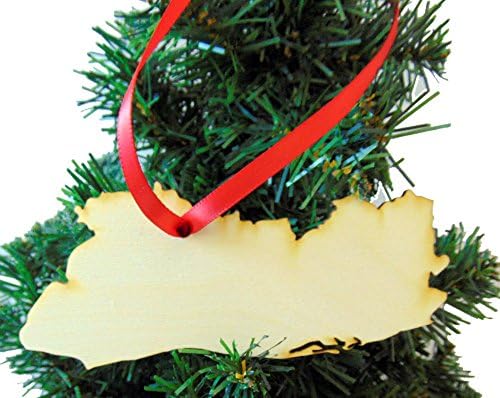 Westman djeluje El Salvador Wooden Country božićni ukras ručno uređenog drveta u SAD -u