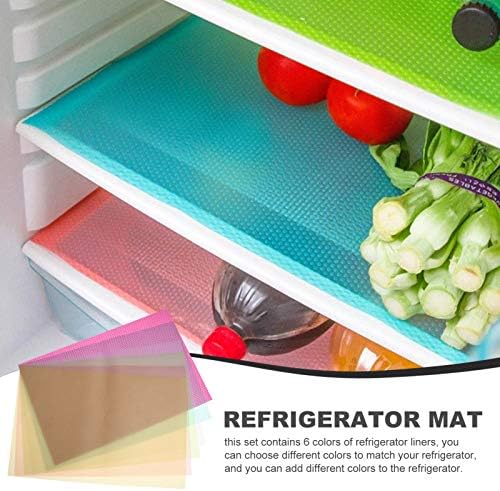 Alipis 36pcs kuhinjske kuhinje placemats obloge prostirke za stol policama vinilne rezistentne rezistentne boje ormarića prostirke