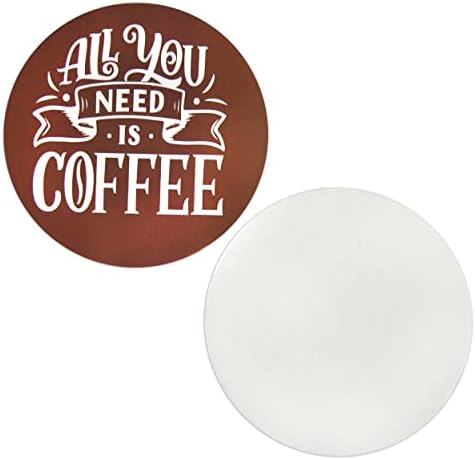 Nova Merk kava Art Vinil naljepnice - 3 ”Okrugle pojedinačne naljepnice za prijenosno računalo, bocu vode, favoriziraju zabavu i dekor