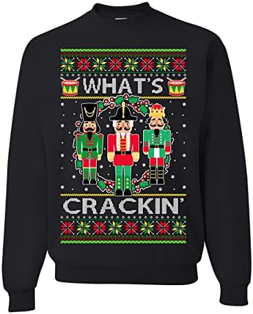 Wild Bobby Crack Deez Nuts Meme ružni božićni džemper Unisex Crewneck Graphic Twichirt
