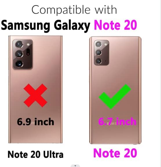 Furiet Kompatibilan sa Samsung Galaxy Note 20 Glaxay Note20 5G Torbica-novčanik i remen za ručni zglob kožna flip-držač za kartice