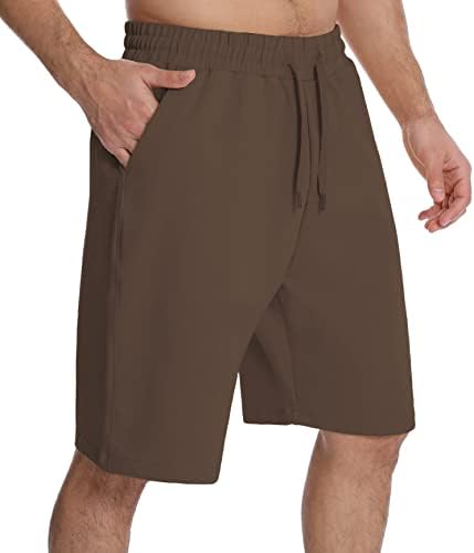 Muške salone kratke hlače s dubokim džepovima labava kratkim hlačama za trčanje, vježbanje, trening, košarku
