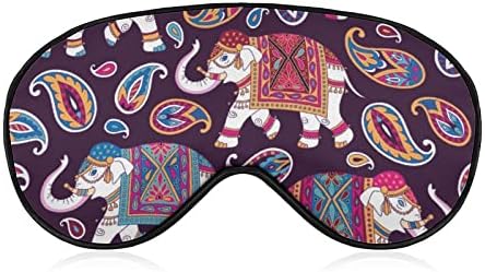 Indijski stil slon zanemariva za oči maske za oči s podesivim remenom zavezanim očima za putovanja aviona