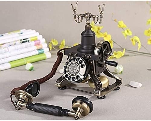 Xialiuxia Antique Fix Fiksne Telefon High-End Luksuzni retro ožičeni fiksni telefon za kućni hotel Vintage