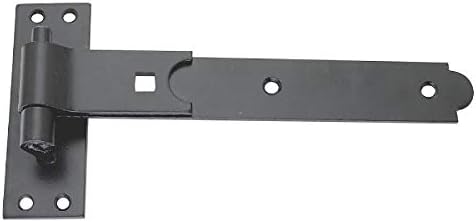 Jedan zaustavljanje DIY 24 x ravna kuka i traka Šarke za vrata čelika crna 250 mm x 38 mm x 4,5 mm novo