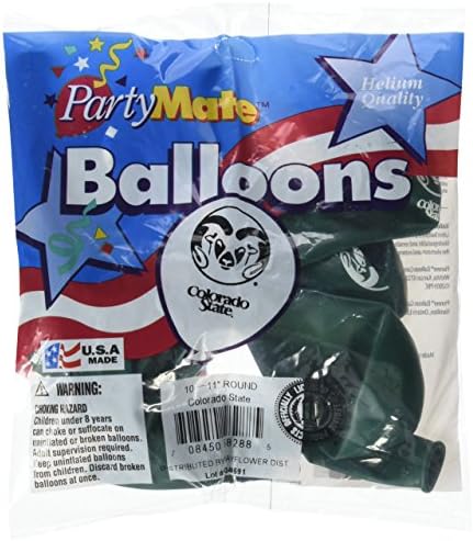 Pioneer balonska tvrtka 10 grof Colorado State Latex Balloon, 11 , višebojan