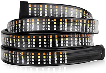 Svjetlosna ploča stražnjih vrata, 60-inčna LED četveroredna rasvjeta karoserije kamiona Vodootporni 5-funkcionalni Crveni kočioni sustav,