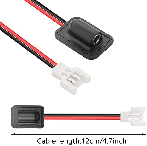 Gintooyun XH2.54-2P konektori na 5,5x2.1mm DC adapterski kabel za priključak koji se koristi za punjenje grijaćeg lima odjeće, kneepads,