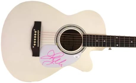 Kelly Clarkson potpisao je autogram pune veličine akustične gitare s Jamesom Spence JSA provjera autentičnosti - American Idol Beauty,