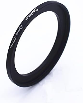 43 mm-58 mm Step-up Ring za filtre kompatibilne s svim markama Ø43mm leća do Ø58 mm UV ND CPL filter kamere.