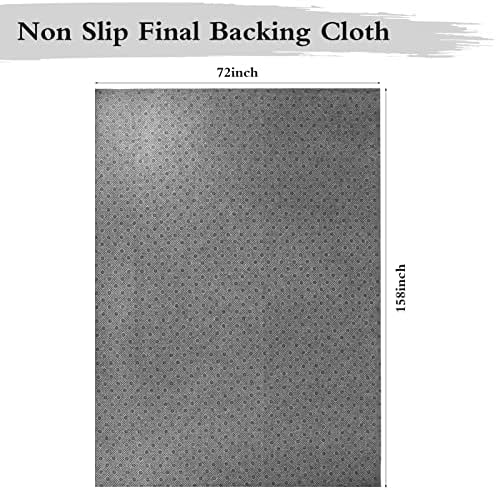 72.158 inča neklizajuća tkanina za završnu oblogu, vinilna glavna tkanina za taftanje, tkanina za podstavu, Protuklizna podloga s uzorkom