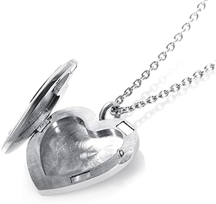 Biaihqie srčani difuzor esencijalno ulje parfem privjesak ogrlica kao poklon kao poklon