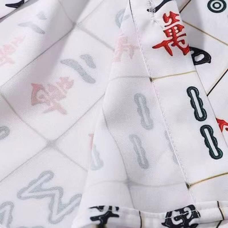 n/ljetna personalizirana mahjong košulja plaža odijelo za muške hongkonške stil labave kratke kratke kratke hlače u slobodno vrijeme