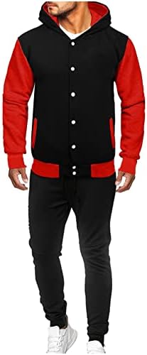 Full TrackSuit muške zimske jakne hlače odijelo ležerno labavo boju podudaranje s jednim breganim bejzbol odijelom toplo casual