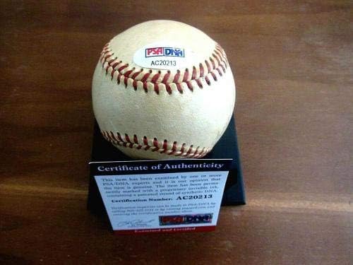 Willie Mays najbolje želje NY Giants Hof potpisani auto vintage Giles Baseball PSA/DNA - MLB igra korištena bejzbols