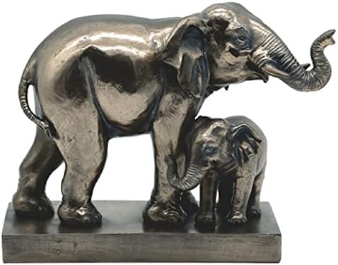 George S. Chen Uvoz SS-G-88051 Crni tajlandski slon s kolekcionarnim statuom uzdignute kolekcionarske figurice