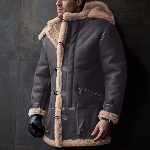 Muške zimske jakne, snježni kaput teški redovni pamučni kaput muški puffer jakne i kaputi