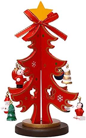 Xios 2022 ukrasi božićno drvce božićno stol ukras drveta zabava drveni ukras za ukrašavanje zuba zuba
