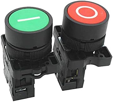 Ienyu AC 660V 10A Momentalni I/O crveni zeleni znak bez stanice za prekidač gumba NC gumb