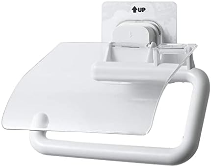 Rahyma Weiping - Držači toaletnog papira s čistim poklopcem kupaonica toaletna tkiva kolut za dodjelu zida zidni nosač toaletni papir