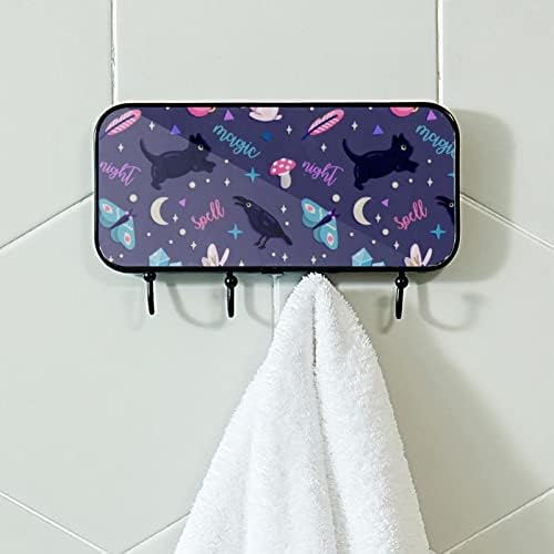 Lyetny držač ručnika Zidni stalak za ručnike za ručnike dekor kupaonica ogrtač za ogrtač odjeća životinje ljubičasta vješalica ručnika