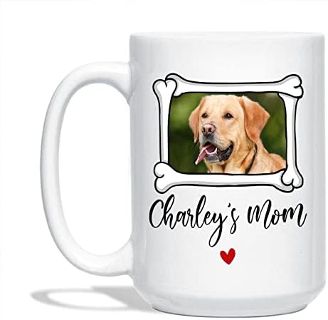 Personalizirana šalica za pse s fotografijom i imenom, za svaki zalogaj koji napravite, promatrat ću vašu šalicu za kavu, šalice za