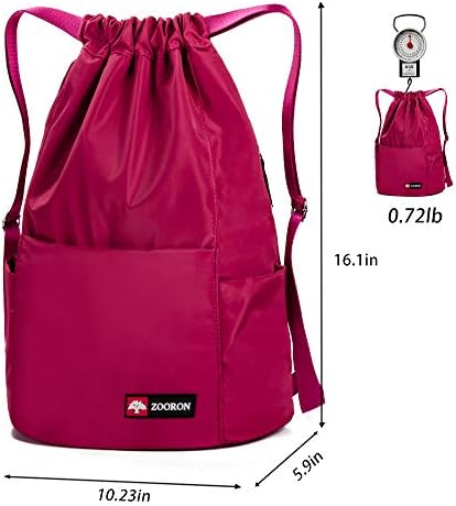 Zoron vodootporna vreća za ruksak teretane za muške i žene, sportska vreća za teretanu mini putopis Daypack